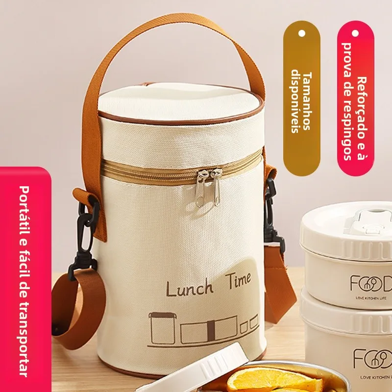 large-capacity-thermal-bag-handheld-commuter-fashion-bento-bag-rice-bucket-slow-cooker-special-purpose-storage-bag