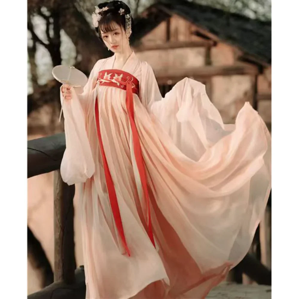 بدلة تانغ كلاسيكية لعام 2025 أزياء الأميرة النبيلة للرقص الشعبي زي صيني تقليدي قديم فساتين هانفو الصينية للنساء