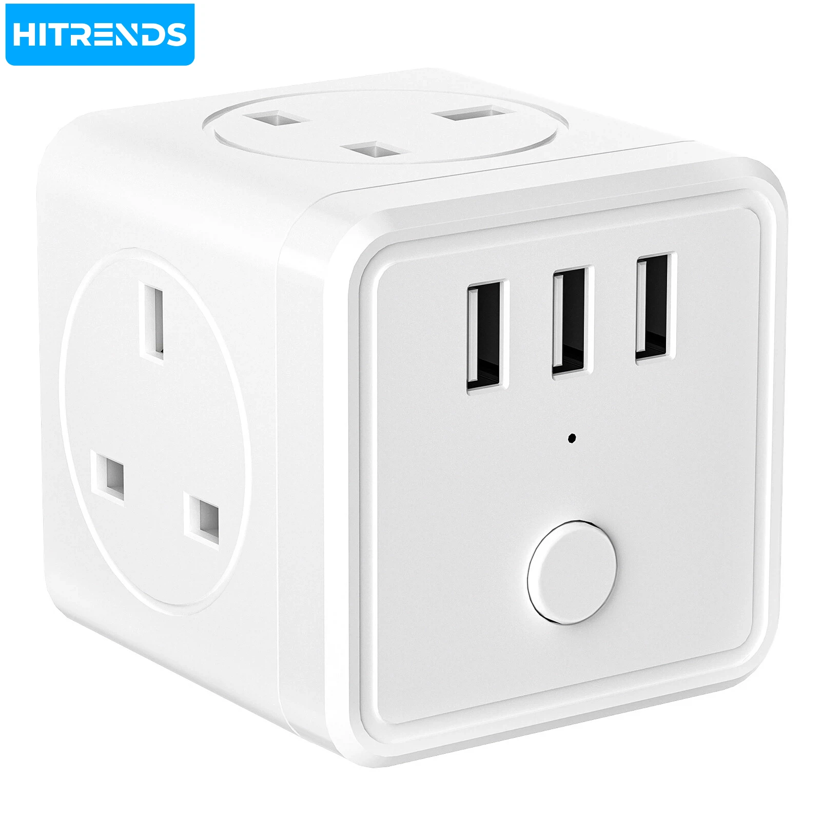 

Универсальная зарядная розетка 6-в-1 с быстрой зарядкой, 4AC+3USB, сертифицированная по британскому стандарту, подходит для путешествий по Великобритании, Гонконгу и Дубаю.