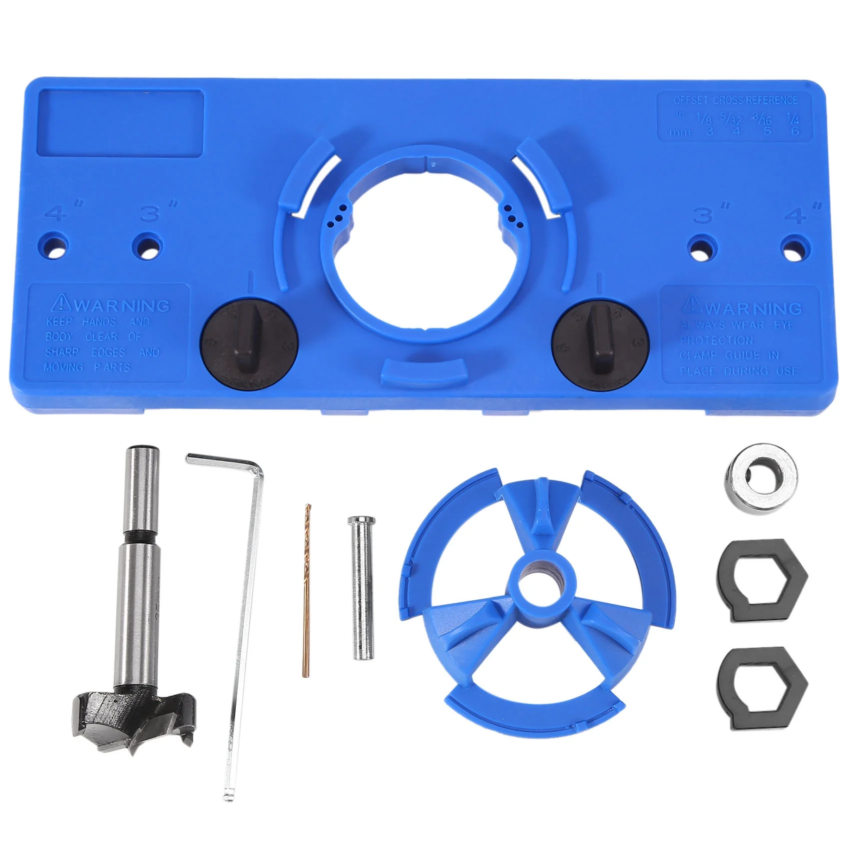 

B23B 35Mm Concealed Hinge Drilling Jigs Hinge Hole Saw Jig Drilling Guide Locator Hole Opener Door Cabinets Woodworking Diy Tool