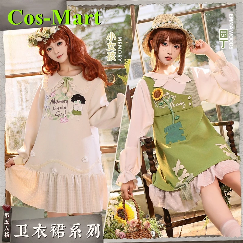 كوس مارت الهوية الخامس إيما وودز البستاني أليس دي روس الذاكرة تأثيري فستان مُصمم حسب الطلب لعبة هالوماس عيد الميلاد فتاة صغيرة