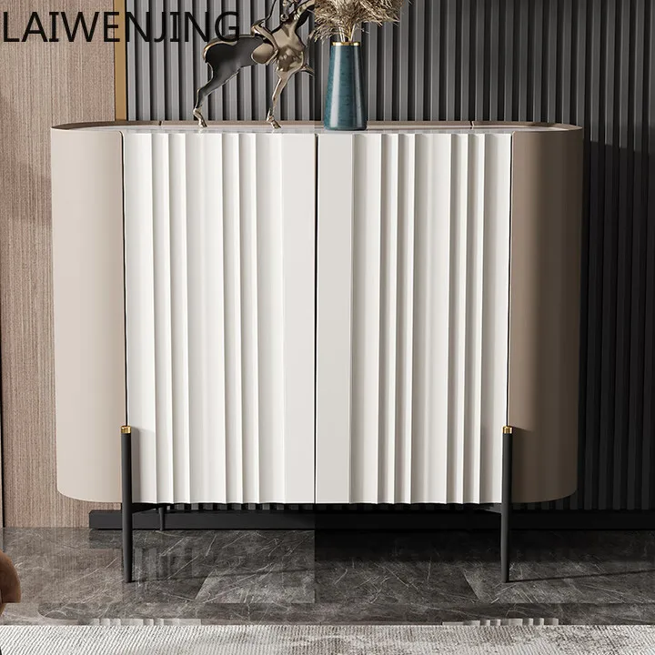 

SGF Italian porch cabinet modern simple dining side light luxury bucket cabinet high-end shoe cabinet