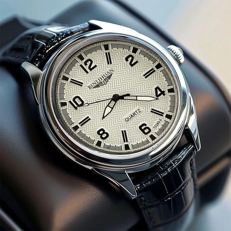 New Genuine Waterproof Men's Watch Classic Quartz Watch High-End Business Casual Fashionable Handsome Imported