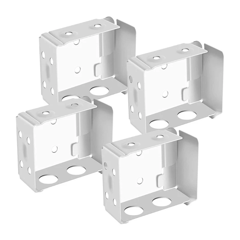 2/4x/Set 5cm Box Mounting brackets Practical Blind Brackets Easy to Use Window blind Headrail brackets for Kitchen