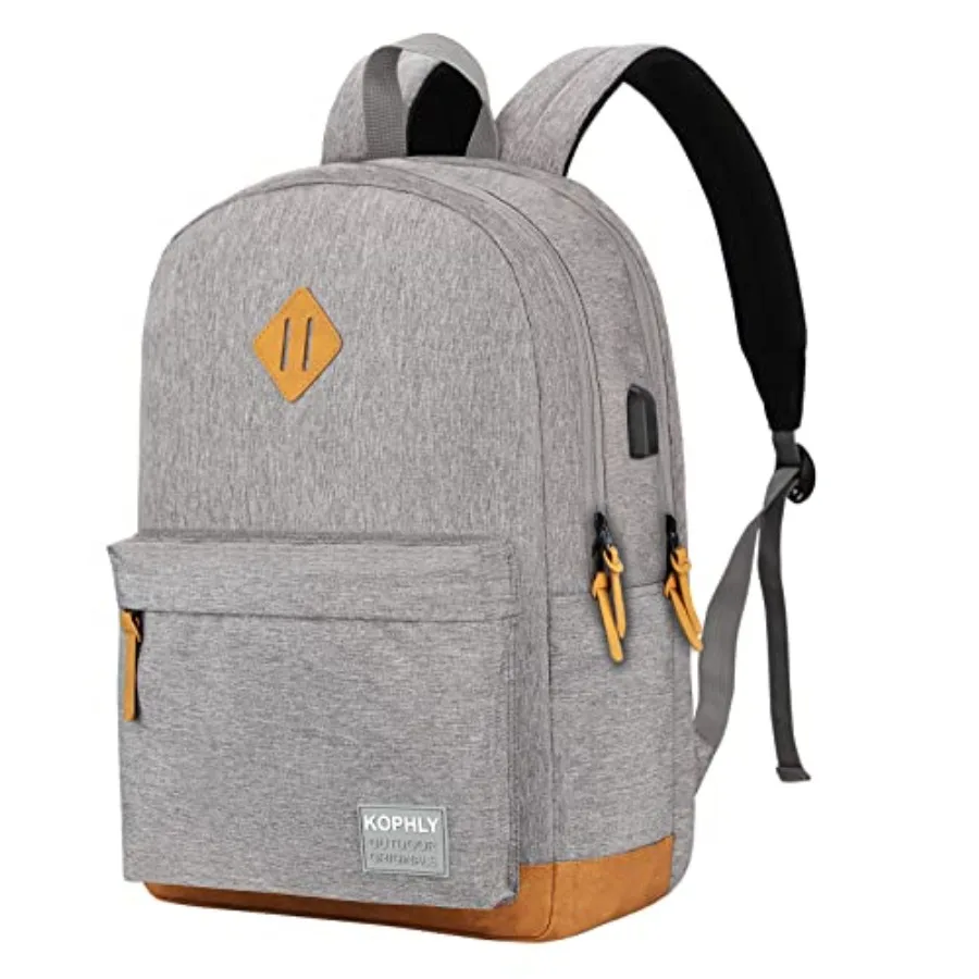 

Lightweight Laptop Backpack with USB Charging Port for Men and Women Double Layers Backpack for College Work Travel Casual
