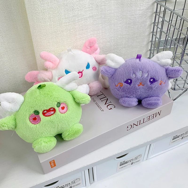 Cute Angel Dundun Dragon Plush Pendant Toy Mascot Souvenir Zodiac Annual Meeting Doll Gifts