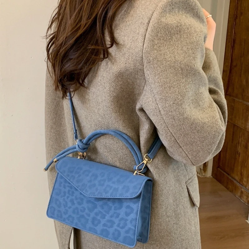 Leopard Print Fashion Small Shoulder Crossbody Bags for Women 2026 New High Quality Pu Leather Woman Tote Bags Women's Handbag