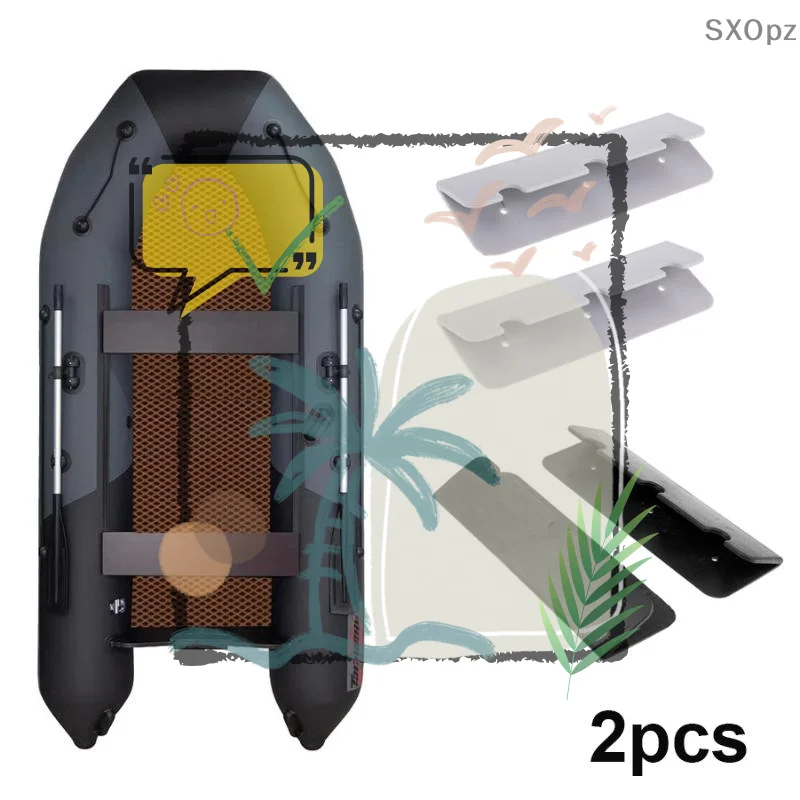 2Pcs PVC Boat Seat Hook Clips: Brackets Plastic Inflatable Boat Rib Dinghy Kayak Inflatable Boats Accessory