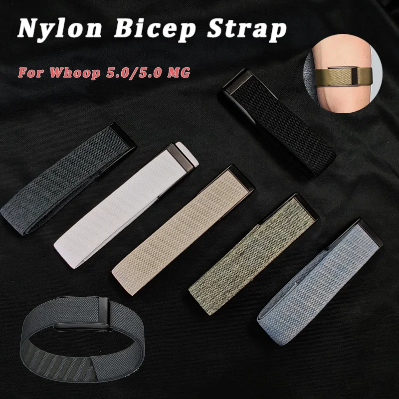 Resistant Bicep Band Compatible With The Whoop 5.0 One+Peak Breathable Nylon Soft Band Bicep Bands for Whoop 5.0 MG Life ECG