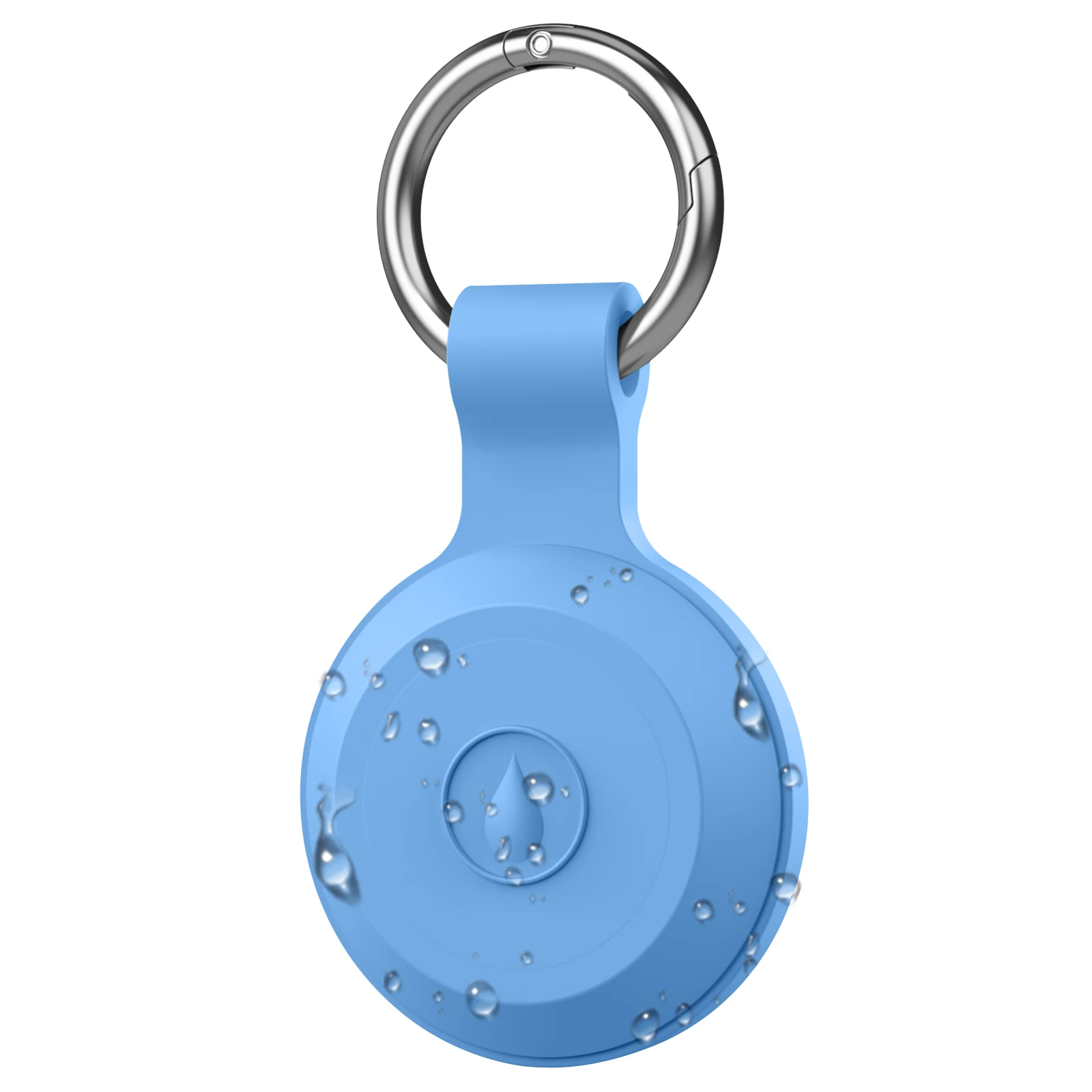 Siliconen hoesje voor Apple Airtag Cover 360 °   Waterdichte hond kat halsband GPS Finder beschermhoezen voor Apple Air Tag Shell sleutelhanger