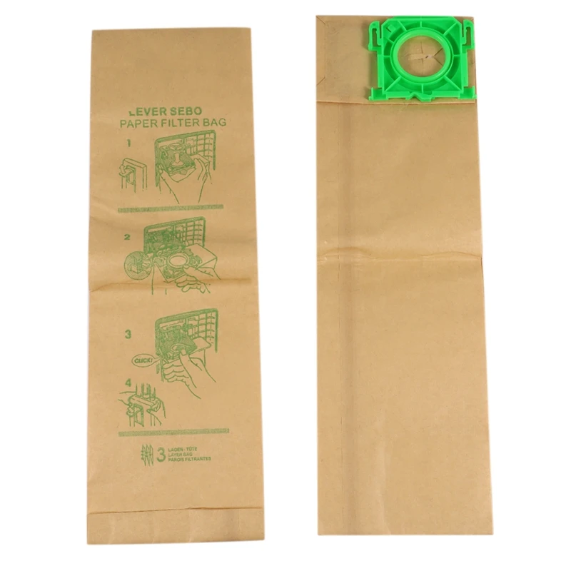 15 Packs Vacuum Dust Bags For Windsor Sensor Professional G1,C2,C3,K3,X,G & C Series And Sebo & Kenmore Upright Vacuums