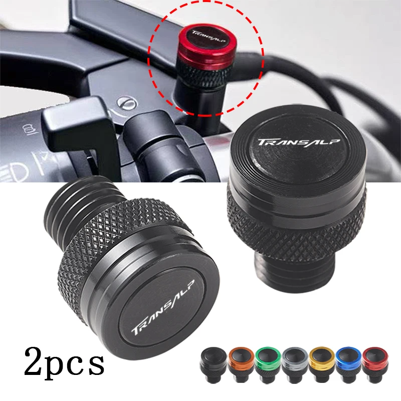 Motorrad M10 * 1,25 Aluminium Schrauben Schrauben Spiegel Loch Stecker Kappe Für Honda TRANSALP 750 XL 600 650 700 V XL700V XL650V 2018-2024