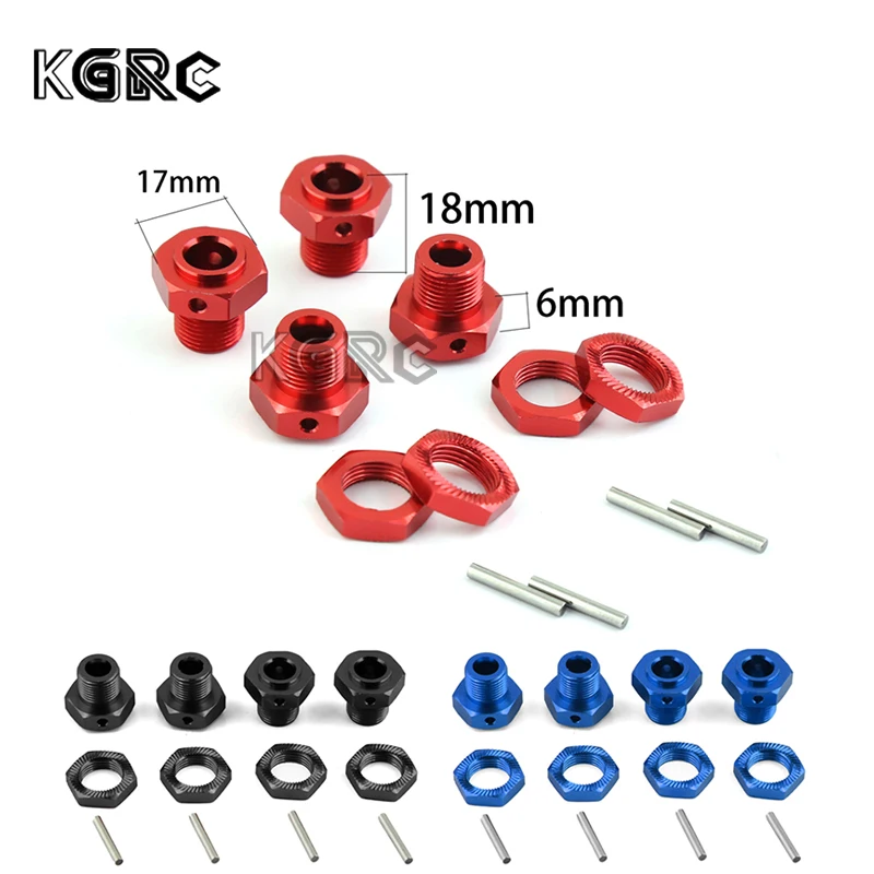 

Metal 17mm Wheel Hex Hub Adapter with Nut for Arrma 1/7 Infraction Limitless Felony 6S 1/8 Typhon 6S RC Car Upgrade Parts