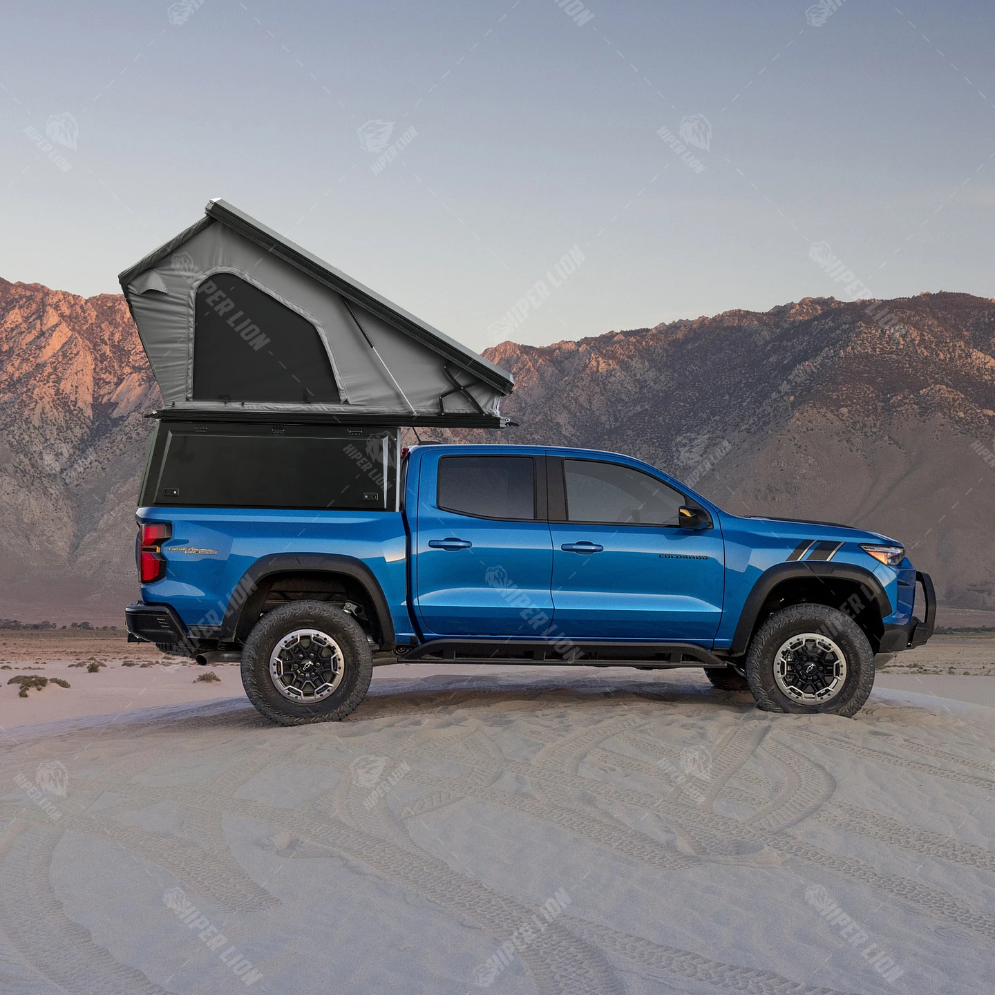 Ranger Truck Camper Roof Tent Four-Season Quick-Opening Canvas for Weekend Camping and Exploration