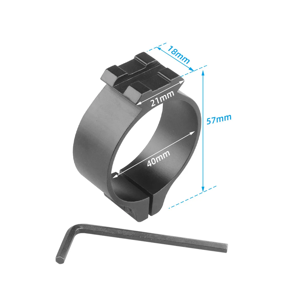 30/34/40mm Portata Anello di Montaggio Base Torcia Laser Sight Holder 55mm Ad Alta Ottica Cannocchiale Morsetto Del Tubo Pistola Giocattolo accessori