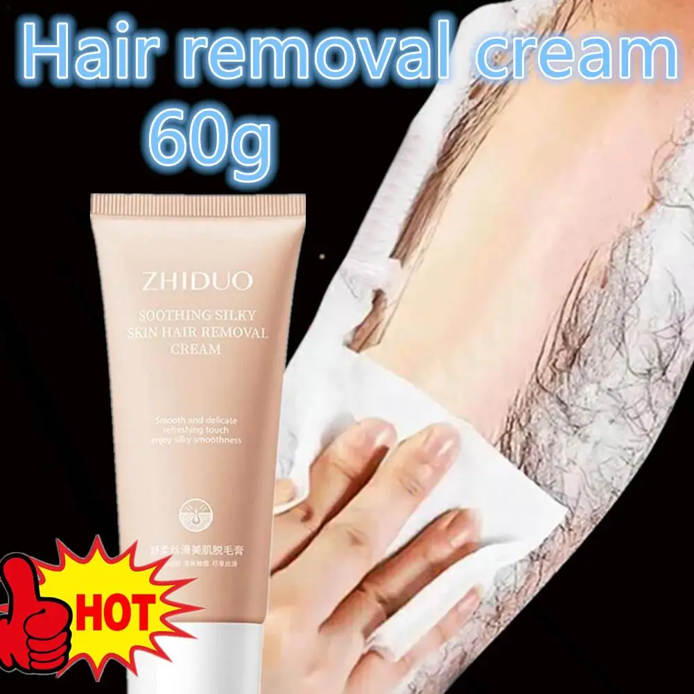 

60g Fast Hair Removal Creams Painless Permanent Removes Whitening Underarm Pores Beard Private Shrink Skin Hairs Legs depilated