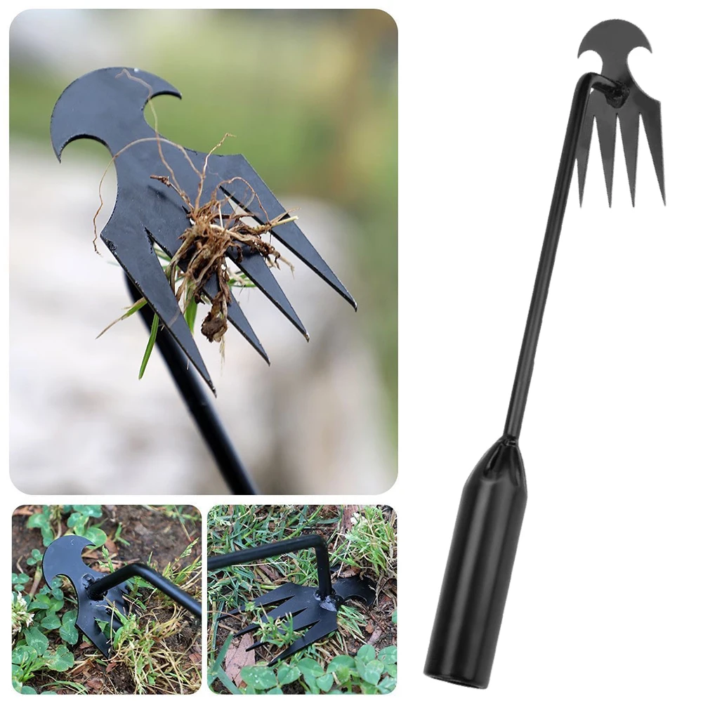 Garden Hoe Tool 2 in 1 Double Garden Hoe Cultivator Gardening Weed-Puller with Handle for Flower Beds Gardens