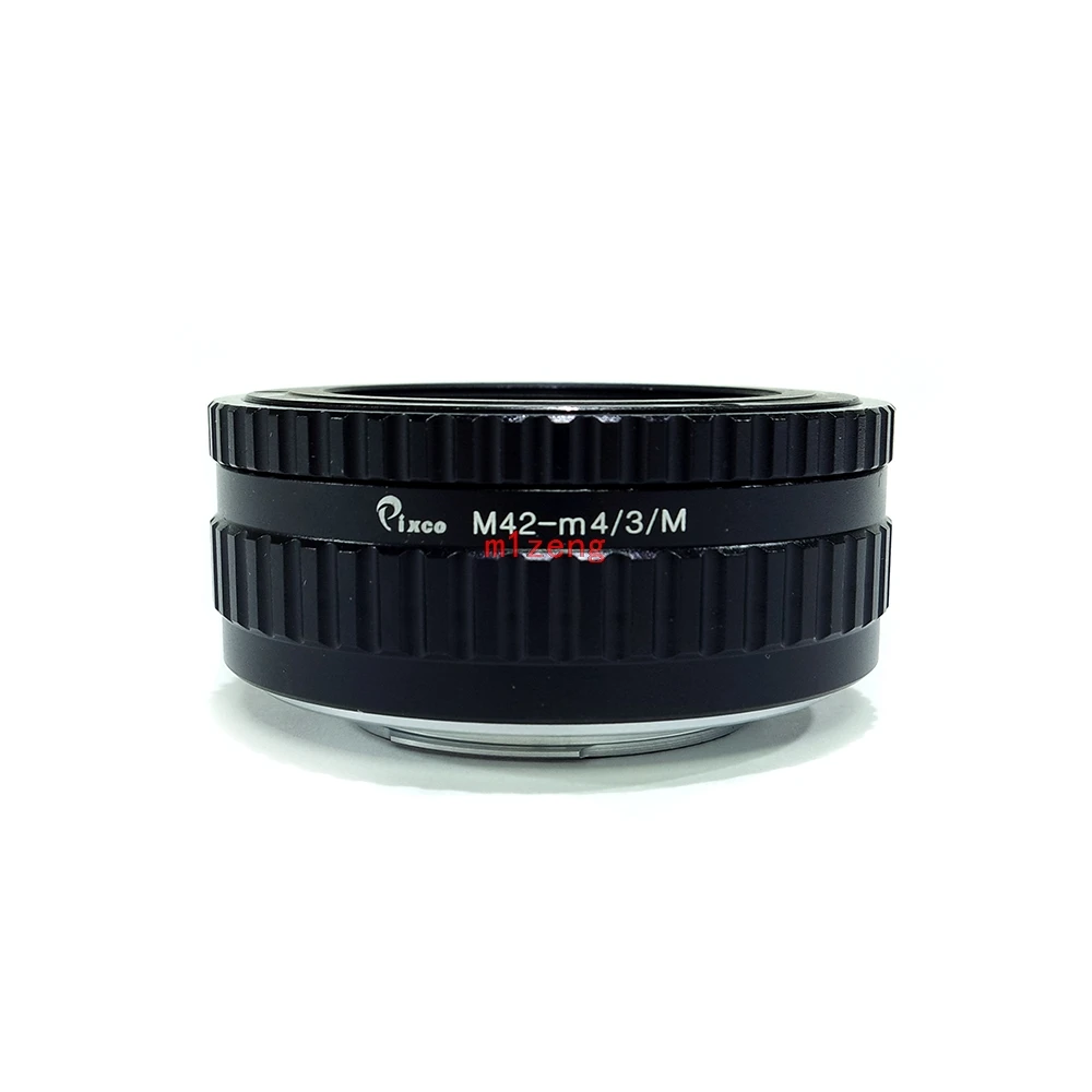 M42-M43 Macro Focusing Helicoid Adapter for m42 42mm Lens to panasonic M43 em1 em5 em10 gh4 gh5 gf8 GF3 E-P1 EPL7 camera