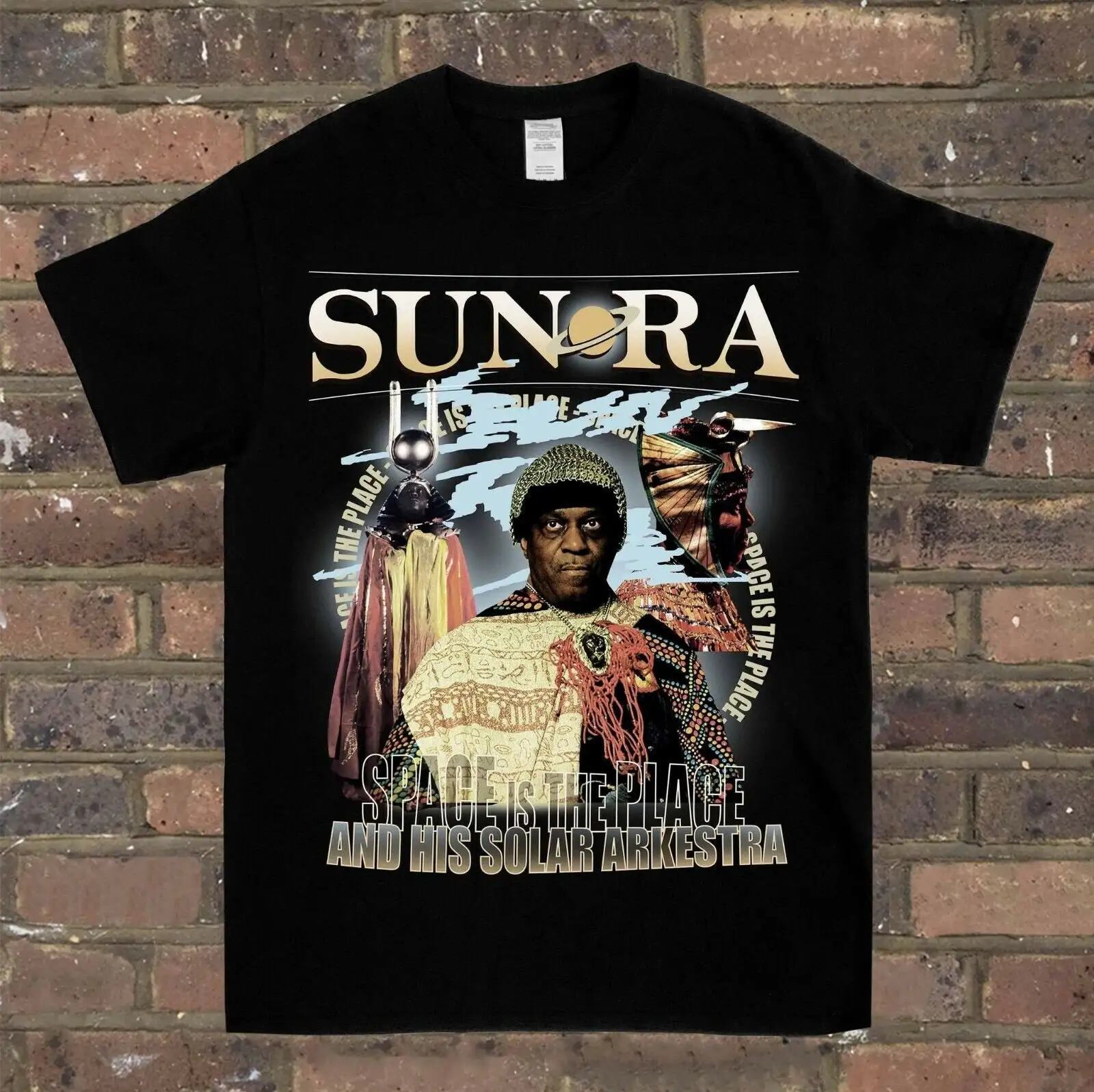

Винтажная Ретро Футболка Sun Ra Space is the Place Tour SweaT