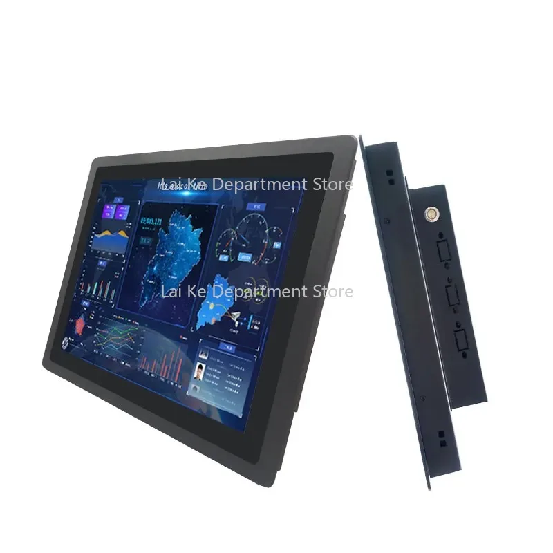 

Industrial PC new wall mounted multi in one display with capacitive touch and embedded computer accessories