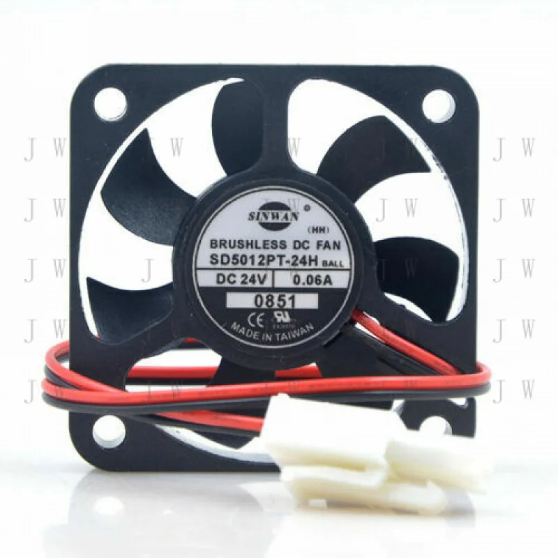 

Вентилятор охлаждения инвертора DDJ для SINWAN SD5012PT-24H, 5 см, 24 В, 0.06 А, 5010, 50x50x12 мм, 6000 об/мин