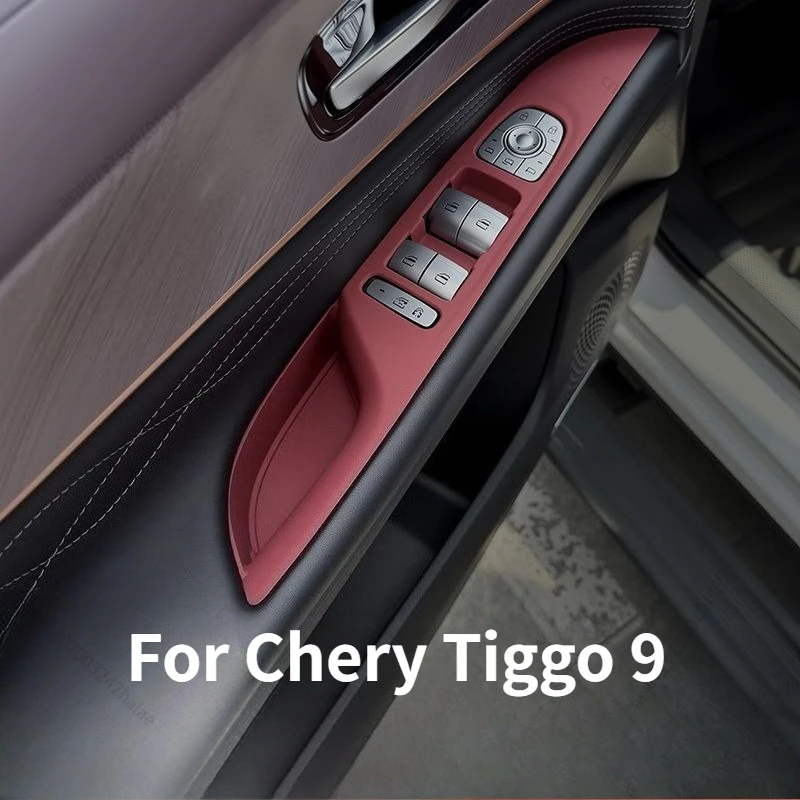 Silicone Pads for Window Lift Panels, Center Console Protective Pads and Door Handle Protection For Chery Tiggo 9