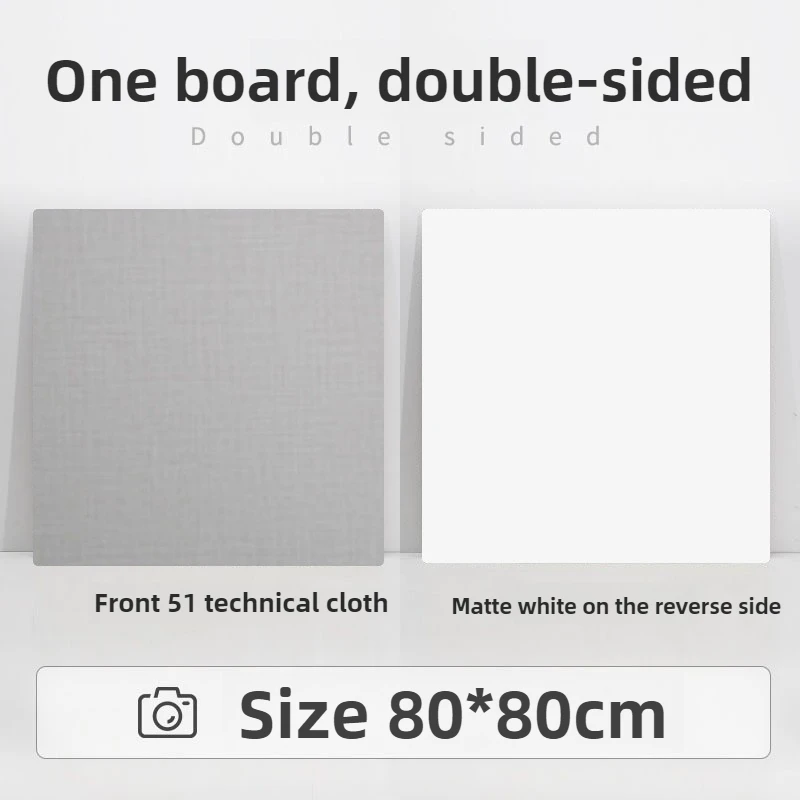 80*80cm Achtergrond Cement Houtnerf Dubbelzijdige Achtergrond Board Achtergrond voor Fotografie Fotostudio Fotografische Props
