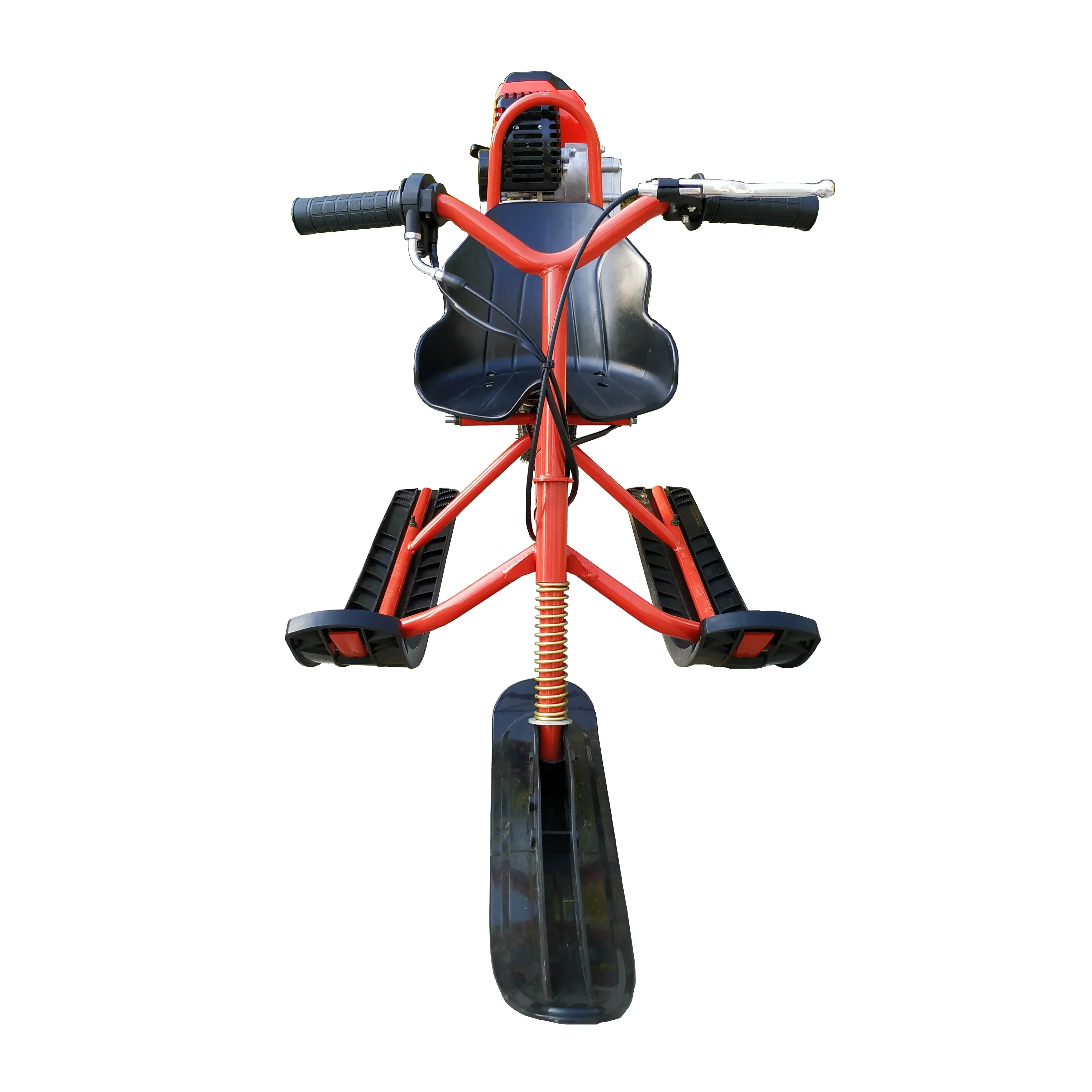 Kids Pocket Gasoline Snow Bike Scooter Ski Sled