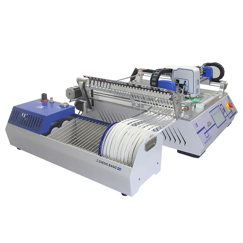 Mini Desktop Automatic SMT Pick and Place Machine High Precise 2 Head Smd Led Mounting Machine Chip Mounter for PCB LED Assembly