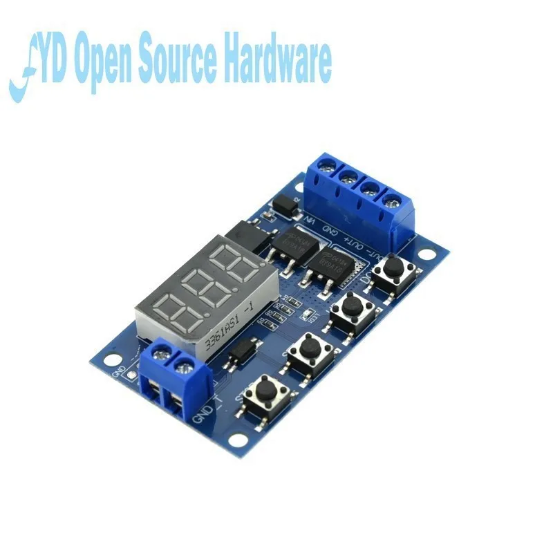 1PCS Trigger Cycle Timing Delay Switch Circuit Dual MOS Tube Control Board Instead Of Relay Module