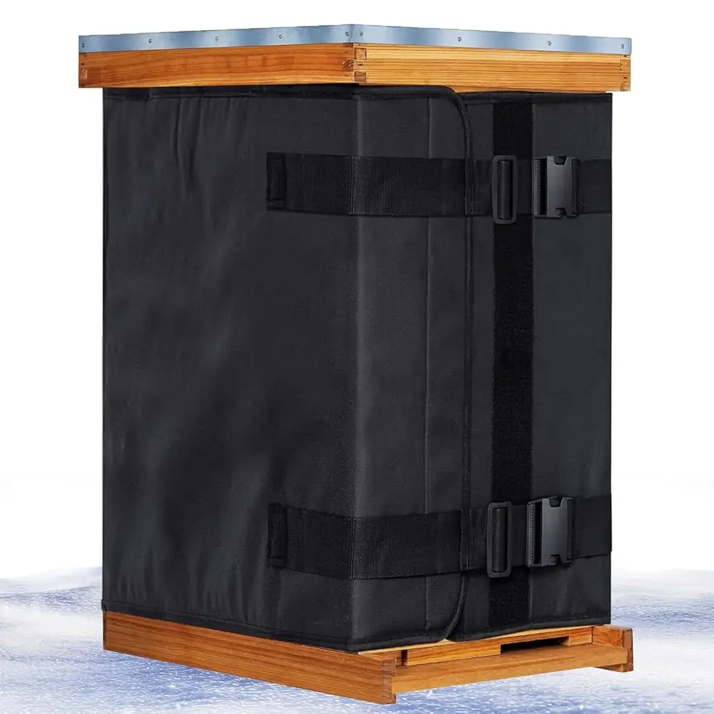 

Bee Hive Wrap, Beehive Insulation Cover for Winter, Adjustable Waterproof Windproof Hive Wrap Fits 8 & 10 Frame Bee Hive Box,
