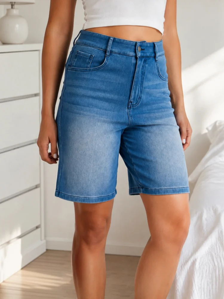 Shorts en jean stretch taille - Women Fashion Jeans avis et prix