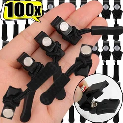 Zipper Repair Kit Universal Instant Detachable Zipper Head Replacement Zipper Slider Pull for Jacket Bags Coat DIY Sewing Tools