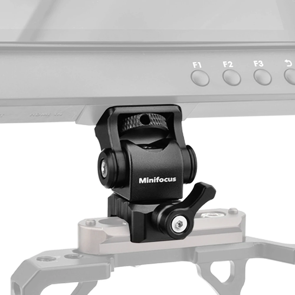 Field Monitor Holder Mount with Quick Release NATO Clamp for 5 inch and 7 inch Monitor Swivel and Tilt for Camera Cage NATO Rail