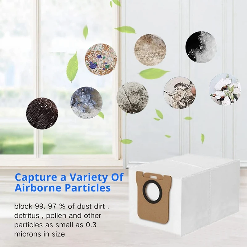 Replacement Dust Bag For JONR P20 PRO Robot Vacuum Cleaner Parts Nonwoven Dust Collection Bags 20PCS
