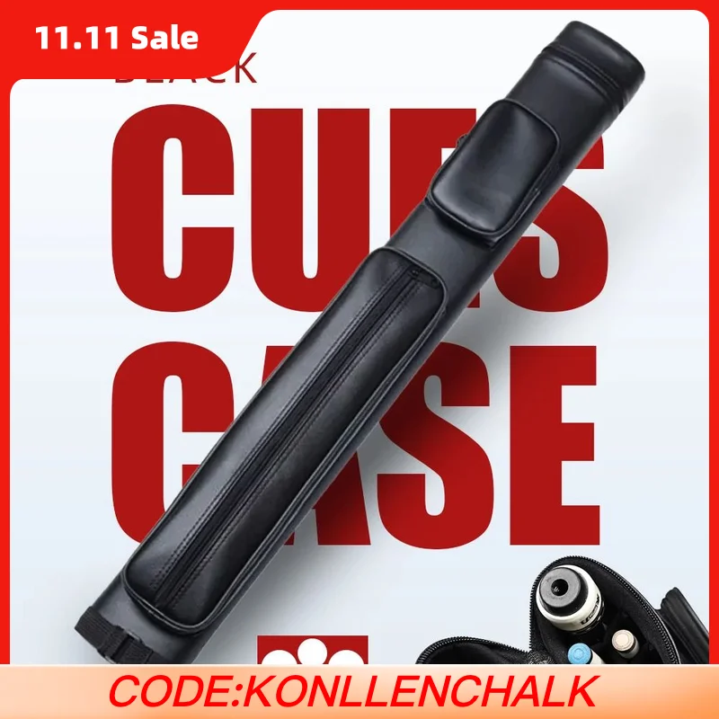 

Billiard Pool Cue Case, Billiard Accessories, 2Shaft 2Butt, 85cm Length, China, New, 4 Holes