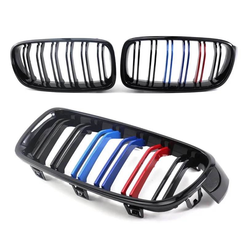 

Front Bumper Kidney Grill Double Slat Racing Sport Grille for BMW 3 series F30 F31 F35 2011-2019 Car Accessories