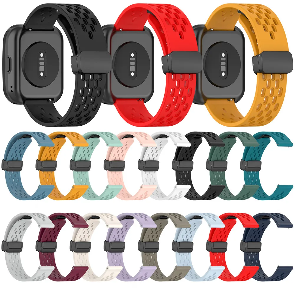 حزام رياضي من السيليكون قابل للتنفس لـ Huami Amazfit Bip5 ، سوار ساعة مميز ، سوار معصم ساعة ذكية ، متعقب للياقة البدنية