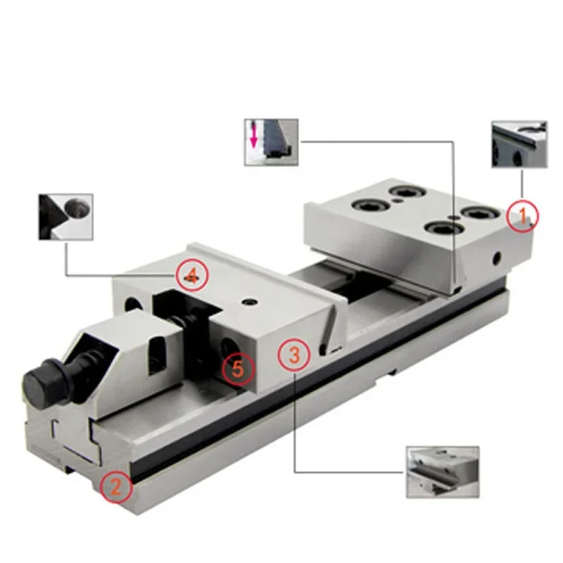 PXL1Prime GT Fast operation precision modular milling machine vise