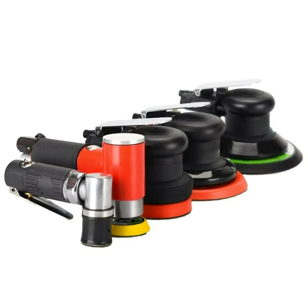 

1 '2' 3 '4' Mini Pneumatic Woodworking Wet Random Track Disc Polisher Grinder Spot Grinder Polishing Grinder3518-4 inch