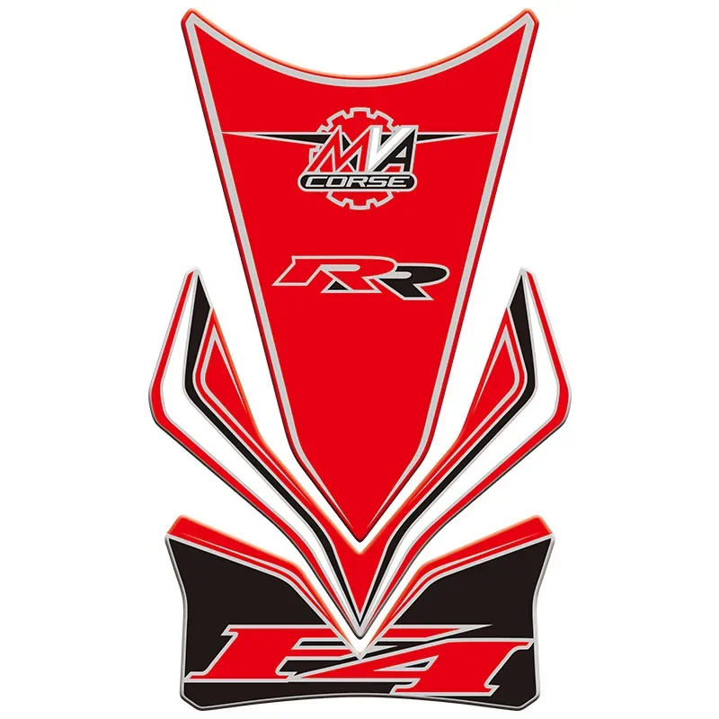 Motorcycle Tank Pad Protector Sticker Fish Bone Sticker For MV Agusta F4 RR 2016