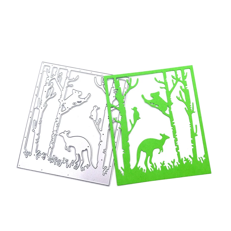 Forest Animals Kangaroo Birds Metal Cutting Dies for DIY Scrapbooking and Card Making Decor Embossing Craft Die Cut