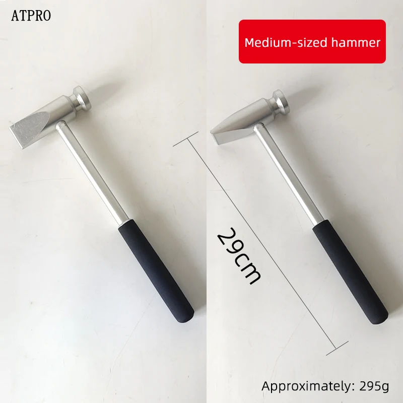 4PC Auto Body Dent Repair Kit - Aluminum Sheet Metal Hammer & Shaping Tools for Car Panel Restoration