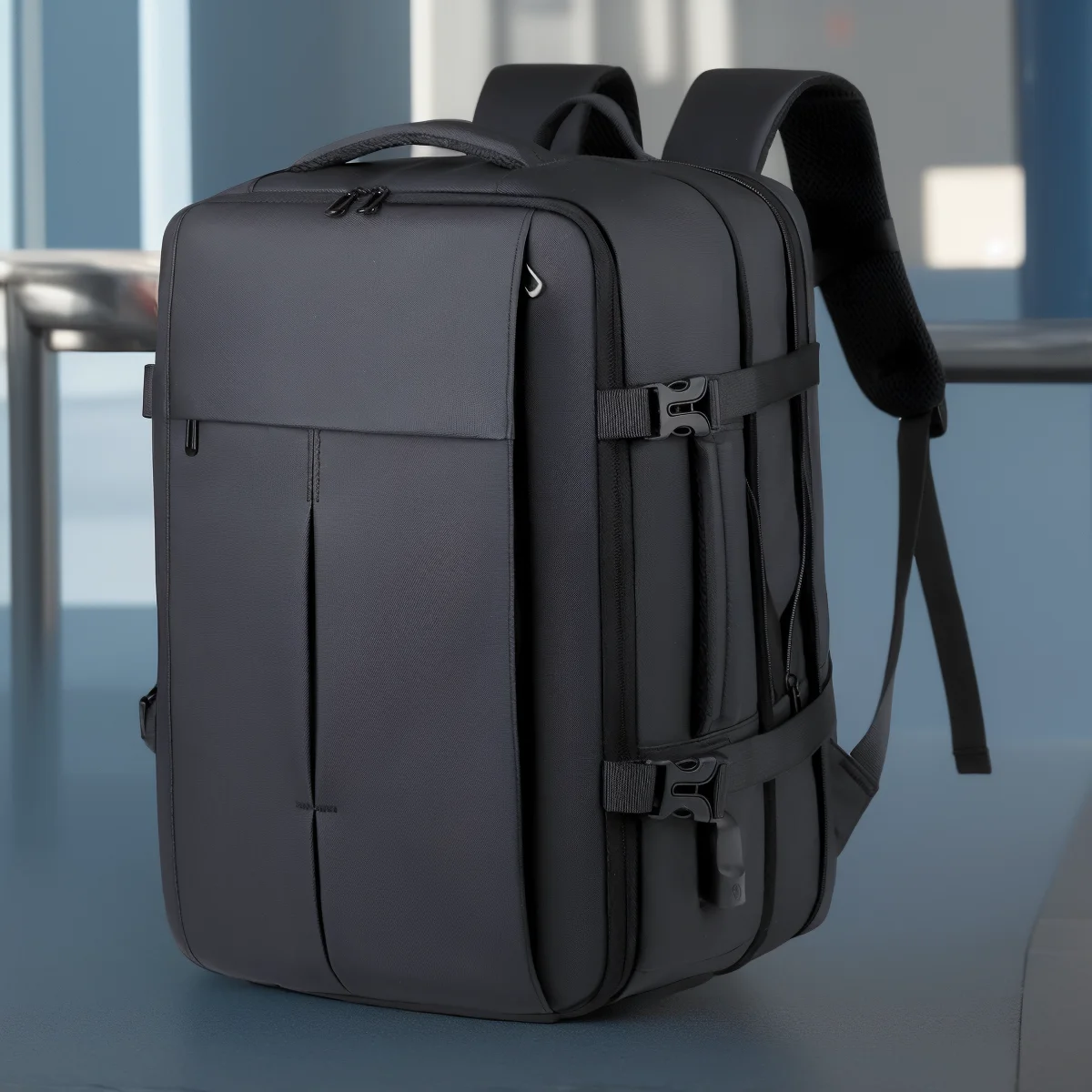 

Рюкзак, пригородная сумка, мужская черная сумка для компьютера, мужской рюкзак для деловой работы, встреч, путешествий, большой вместительности, для путешествий, отдыха