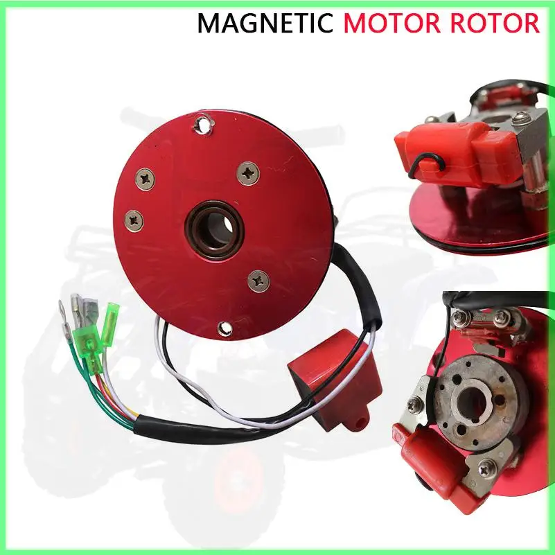 

Motorcycle Magneto Coil Inner Rotor Stator Assembly Kit for Scooter ATV Q Engine gules
