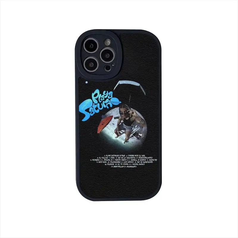 Rauw Alejandro Playa Saturno Phone Case For iPhone 11 12 13 14 X XR Pro MAX 7 8 Plus Lens Protective Leather Soft Back Cover