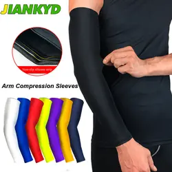 Sports Arm Sleeve for Men Women, UV Sun Protection Tattoo Cover Up Compression Sleeves for Running Basketball Football Cycling