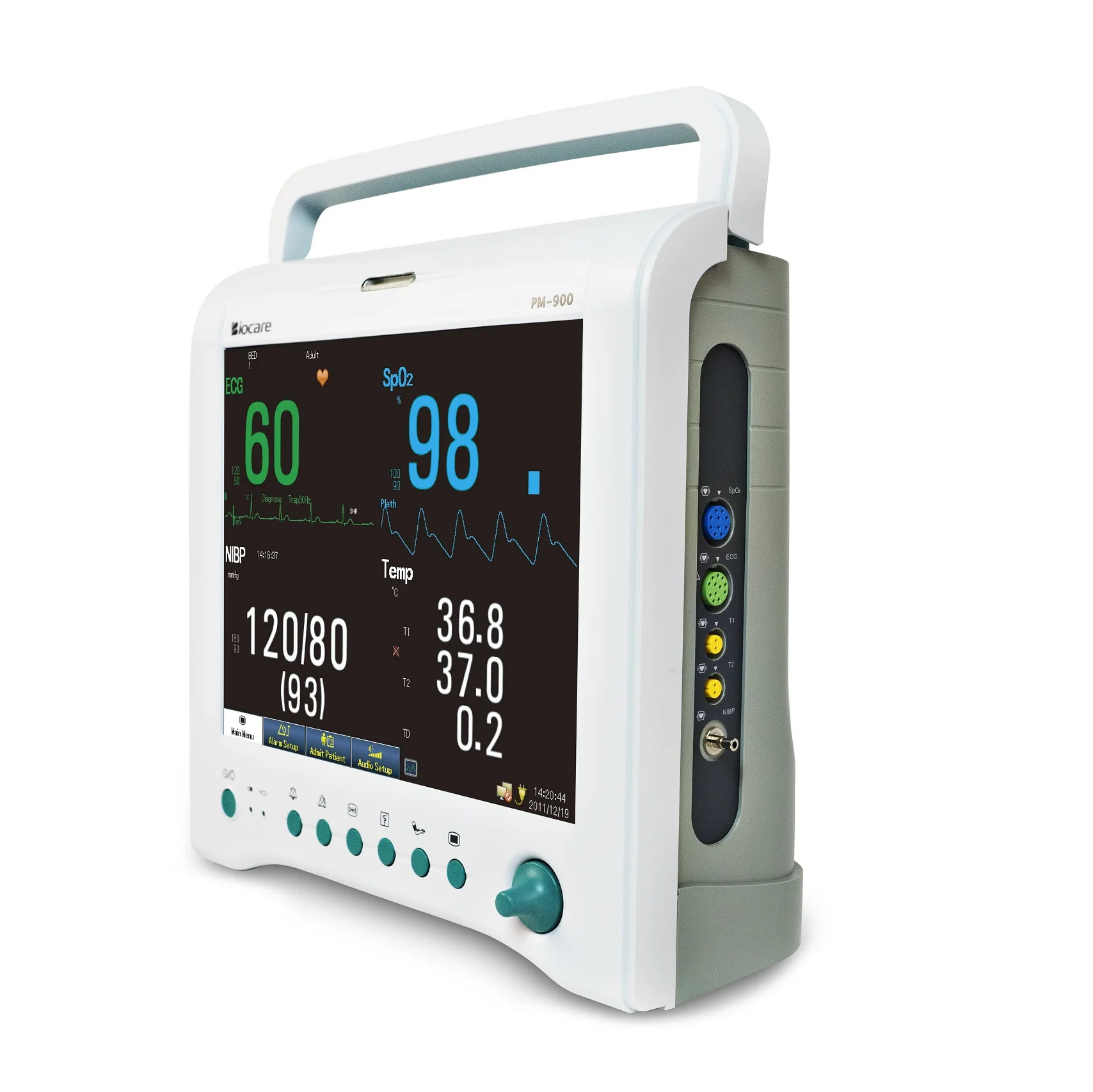 

MT Medical MT-PM90 Veterinary Devices Multi-Parameter Patient With NIBP SPO2 Display