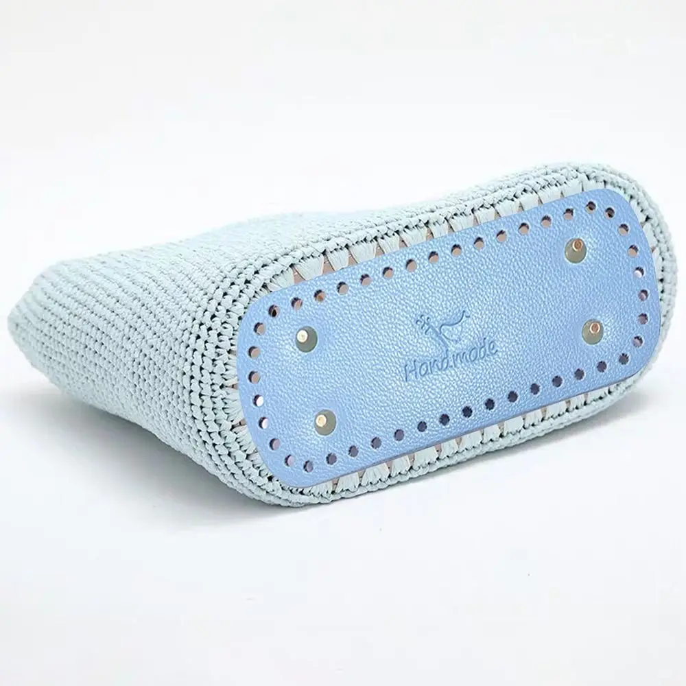 دائم 8x20 سنتيمتر حقيبة قيعان مع ثقوب DIY بها بنفسك اليدوية Diy بها بنفسك حقيبة كروشيه أسفل مقاومة للاهتراء طويلة أسفل حقيبة الملحقات #4