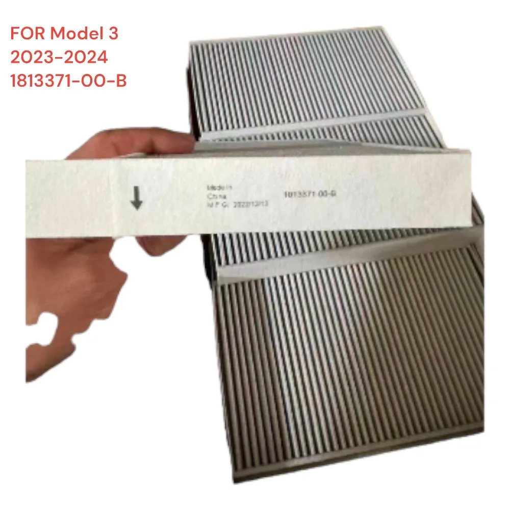 For Tesla Model 3 Highland  2023 2024 Interior Air Conditioning Filter  Cabin 1813371-00-B HIGH QUALITY